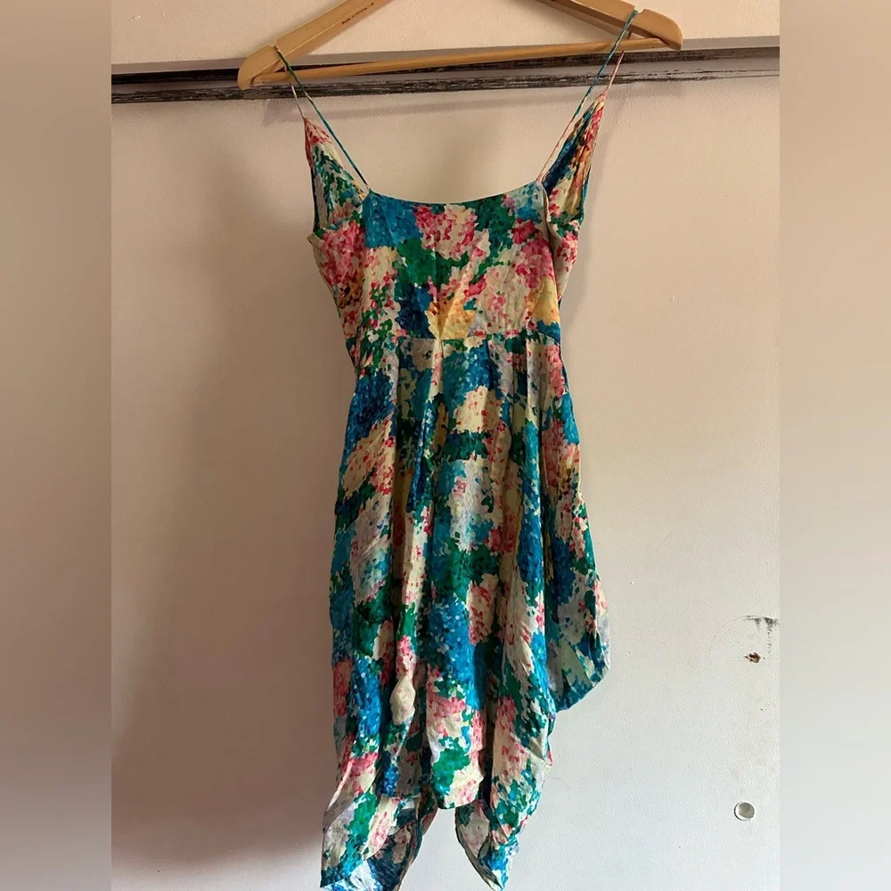 Zimmermann Floral Mini Dress Size 0 - Picture 4 of 5